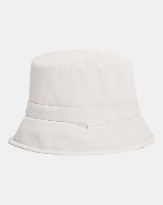 Unisex UA Insulated Adjustable Bucket Hat in White image number 0